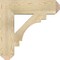 Ekena Millwork Merced Craftsman Rough Sawn Bracket, Douglas Fir, 6"W x 26"D x 26"H BKT06X26X26MRC04RDF - alternate 4